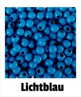 Holzperlen 8mm lichtblau